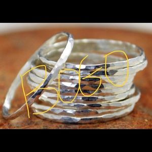 Sterling silver stackable rings BUY ONE GET ONE
